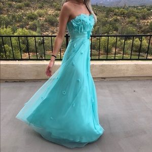Turquoise dress